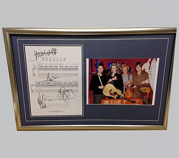 Travis Signed Rock Music Collectible